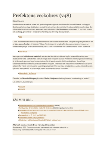 Vecka 48 (pdf 73,7 kB) - Medicinska fakulteten