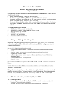 Spesicor DOS 95 mg, 190 mg depottabletti PL 2014-10-06