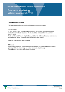 Balansundersökning - Sahlgrenska Universitetssjukhuset
