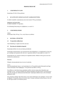 Sumatriptan STADA tablet SmPC