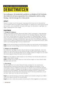 debattmatcen - Amnesty Skola