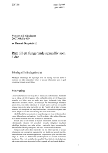 Motivering - Riksdagens öppna data