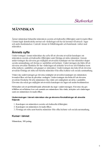 Människan - Skolverket