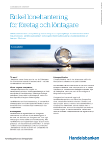Enkel lönehantering för företag och löntagare