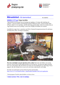 Månadsblad - för barnombud WWW.1177.se Våga berätta