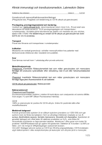 Klinisk immunologi och transfusionsmedicin
