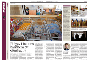 EU gav Litauens barnhem ett oönskat liv