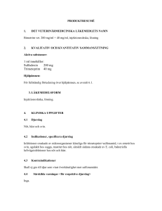 Bimotrim vet. solution f injection SmPC