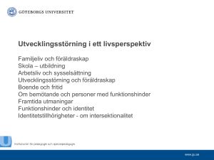 Om bemötande och personer med funktionshinder