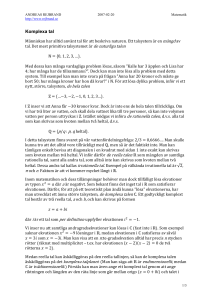 Komplexa tal - rejbrand.se