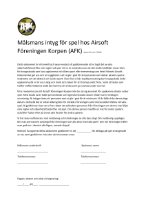 Målsman Intyg