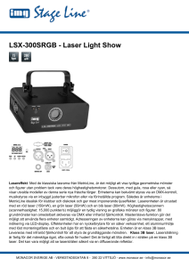 LSX-300SRGB - Laser Light Show
