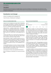 Faktablad - Ålandsbanken