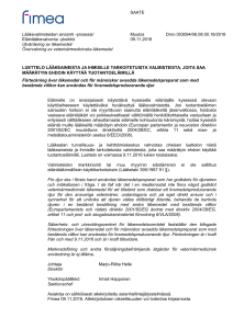 SAATE Lääkevalmisteiden arviointi