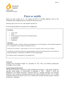 Plast av mjölk