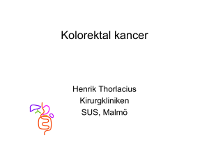 Kolorektal kancer