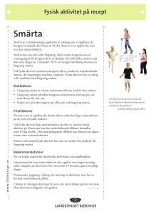 Smärta - Landstinget Blekinge
