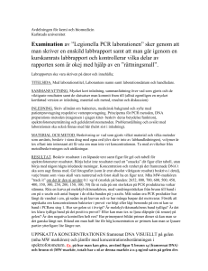 V.40 Instruktioner till labbrapportutformning Legionella PCR