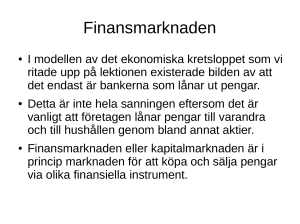 Finansmarknaden