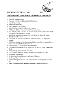 PRODUKTINFORMATION Ages TräSpackel i Färg