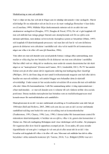 Medialisering av mat och måltider Vad vi väljer att äta, hur och när är