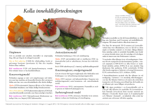 Kolla innehållsförteckningen