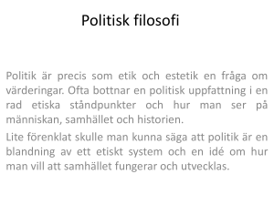 Politisk filosofi