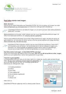 God hälsa startar med magen GastroMed EXTRA
