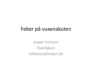 Feber på vuxenakuten