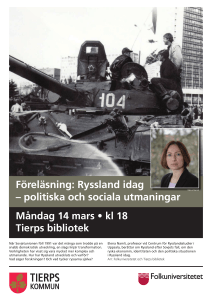 Föreläsning Ryssland idag.indd