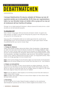 debattmatchen - Amnesty Skola