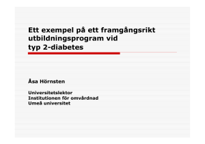 Ett exempel på ett framgångsrikt utbildningsprogram vid typ 2