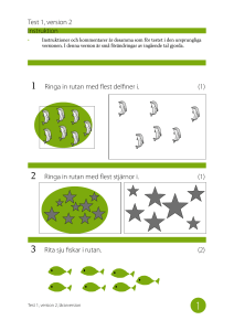 Test 1 – lärarversion
