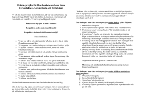 Ordningsregler