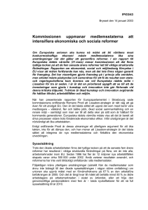Kommissionen uppmanar medlemsstaterna att
