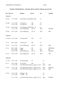 Vecka 48 - IFM - Linköpings universitet