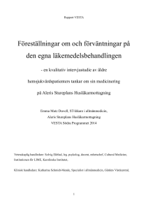 Föreställningar om och förväntningar på den egna