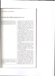 En bok för frihetsministern (s)
