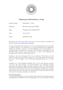 Välkommen! - Karlstads universitet