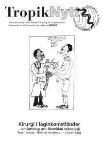 Kirurgi i låginkomstländer