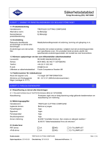 Trefolex Cutting Compound SDB 2015 05 26