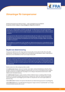 Utmaningar för transpersoner
