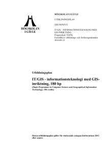 4 Kurser inom programmet