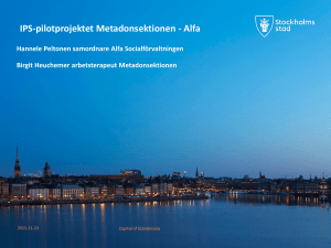 IPS-projektet Stockholm