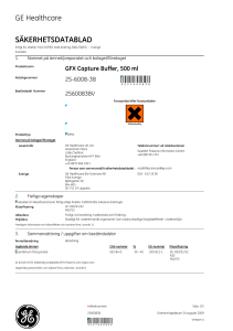 säkerhetsdatablad 9525600838 - GE Healthcare Life Sciences