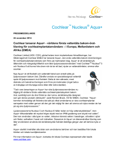 Cochlear Nucleus Aqua+