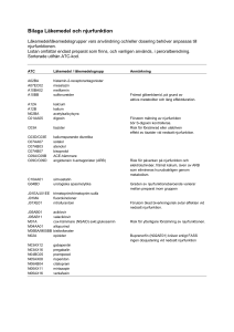 Bilaga Läkemedel och njurfunktion