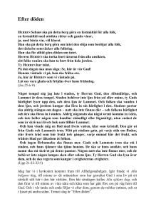 Efter döden - Tro och teologi