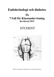 Endokrinologi och diabetes STUDENT
