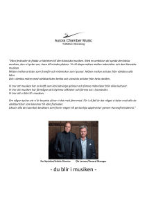 du blir i musiken